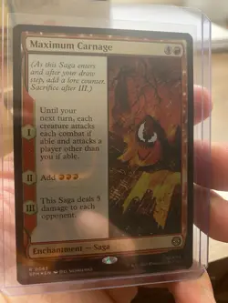 MTG Maximum Carnage #0083 Foil Rare Marvel’s Spider-Man - Image 3