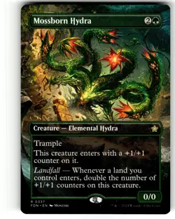 Mossborn Hydra (Borderless) #337 - Foundations - Magic the Gathering - Image 1