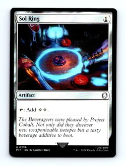 #239 2024 Fallout PIP * Sol Ring Uncommon - Image 1