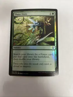 Three Visits Foil Commander Legends MTG - Image 1