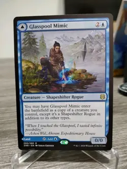 Glasspool Mimic, Zendikar Rising, Near Mint, Magic the Gathering 060 Mtg - Image 1