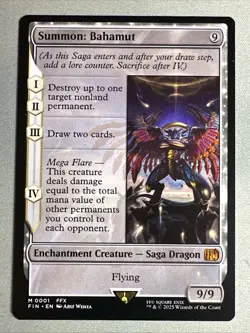 MTG / Summon: Bahamut / FIN / #1 / Regular / Mythic / NM - Image 1