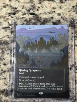 Hissing Quagmire - #154 (Borderless) (Galaxy Foil) Edge of Eternities - Mtg - Image 1