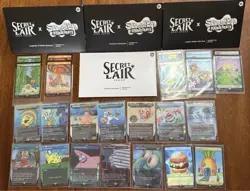 Magic The Gathering Secret Lair x Spongebob Squarepants Foil Bundle W TOPLOADER - Image 1