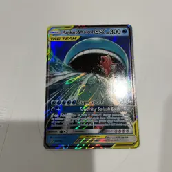Pokemon Magikarp and Wailord Tag Team GX Promo Card Sun and Moon SM166 - Image 1