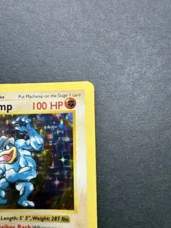 Pokemon Cards: Base Set 1st Edition Rare Holo: Shadowless Machamp 8/102 - Image 3