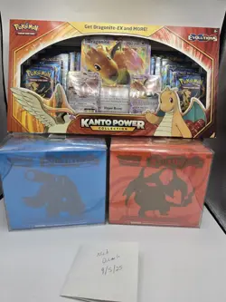 Pokemon XY Evolutions Charizard & Blastoise ETB'S Factory Sealed + Kanto BOX - Image 1