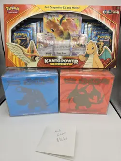 Pokemon XY Evolutions Charizard & Blastoise ETB'S Factory Sealed + Kanto BOX - Image 3