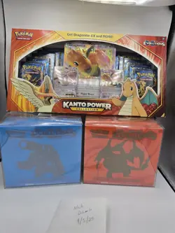 Pokemon XY Evolutions Charizard & Blastoise ETB'S Factory Sealed + Kanto BOX - Image 4