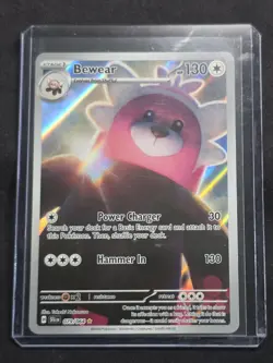 Bewear 079/064 Shrouded Fable Illustration Rare Full Art Holo Pokemon TCG Card - Image 1