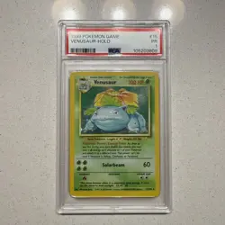 1999 Base Set Venusaur 15/102 Holo Foil Pokemon TCG WOTC Unlimited PSA 1 - Image 1