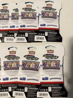 Pokemon Scarlet & Violet JOURNEY TOGETHER TCG booster LOT OF 19 PACKS TOTAL NEW - Image 3