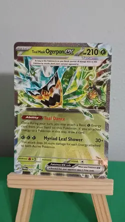2024 Pokemon TCG Teal Mask Ogerpon EX TWM EN 025/167 Twilight Masquerade - Image 1