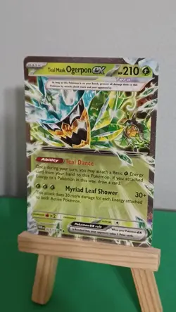 2024 Pokemon TCG Teal Mask Ogerpon EX TWM EN 025/167 Twilight Masquerade - Image 2