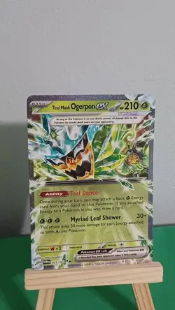 2024 Pokemon TCG Teal Mask Ogerpon EX TWM EN 025/167 Twilight Masquerade - Image 3
