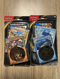 Pokemon TCG: Mega Evolution - Checklane Blister Booster - Lycanroc + Wailord - Image 1