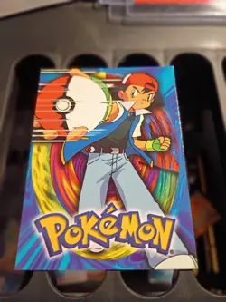 2001 Topps Pokemon TV Animation Edition - ASH KETCHUM Checklist - Johto Series 1 - Image 1