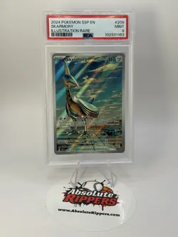 2024 POKEMON SSP EN-SURGING SPARKS ILLUSTRATION RARE #209 SKARMORY PSA 9 - Image 1