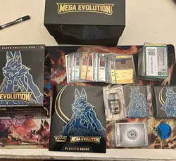 Pokemon Mega Evolution ETB Opened Accessories, Bulk, & Box (NO PACKS OR PROMO) - Image 1