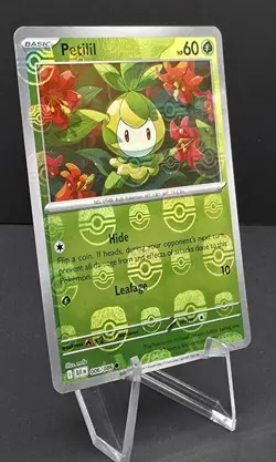 Pokemon - Petilil (Master Ball Pattern) 006/086 Sv: Black Bolt Holo - Image 3