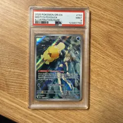 Pokemon 2025 SV Destined Rivals Dri en Misty's Psyduck #193/182 PSA 9 - Image 1