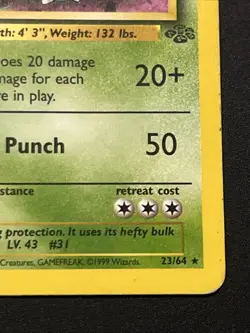 1ST EDITION Nidoqueen Non-holo Rare 23/64 Jungle Pokemon WOTC Vintage SET BREAK - Image 4