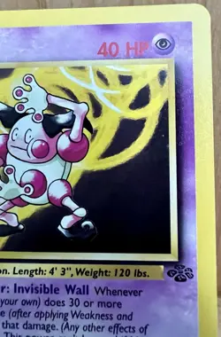 Mr. Mime Pokemon TCG Jungle Set Unlimited 22/64 Rare Non-Holo LP - Image 4