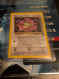 Pokemon TCG Team Rocket's Meowth Wizards Black Star Promos 18 Regular Promo - Image 1