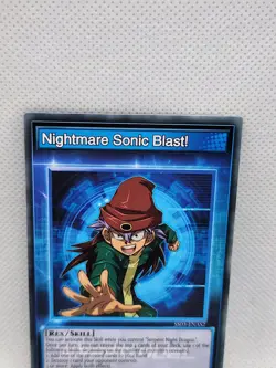 YuGiOh Speed Duel Nightmare Sonic Blast! C SS03-ENAS2 Rex Raptor Skill Card 1st - Image 2