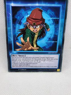 YuGiOh Speed Duel Nightmare Sonic Blast! C SS03-ENAS2 Rex Raptor Skill Card 1st - Image 3