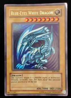 1996 TCG HOLO Blue Eyes White Dragon Ultra Rare Unlimited - Image 1