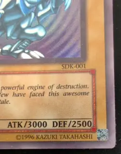 1996 TCG HOLO Blue Eyes White Dragon Ultra Rare Unlimited - Image 4