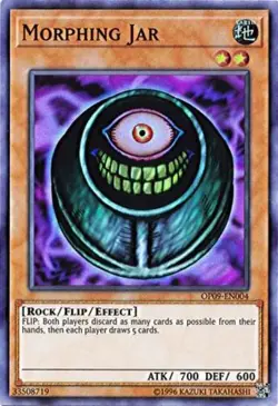 Yugioh! LP Morphing Jar - OP09-EN004 - Super Rare - Unlimited Lightly Played, En - Image 1