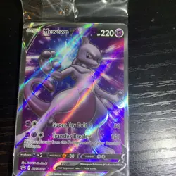 Mewtwo v SWSH229 Holo Promo Card Sword & Shield Sealed NM Condition - Image 1
