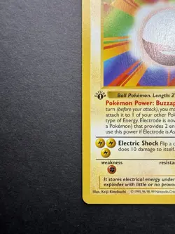 Pokemon Cards: Base Set 1st Edition Rare: Electrode 21/102 - Image 5