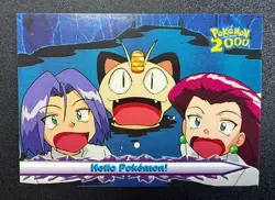 Pokemon Topps Card Hello Pokemon! #56 Team Rocket Pokemon The Movie 2000 - Image 1