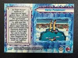 Pokemon Topps Card Hello Pokemon! #56 Team Rocket Pokemon The Movie 2000 - Image 2