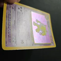 MP Pokemon TCG Hypno Fossil Holo Card 8/62 Unlimited Rare - Image 3