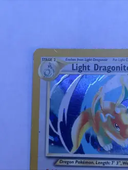 Pokemon TCG Light Dragonite Neo Destiny Holo Card 14/105 Unlimited Rare - Image 5
