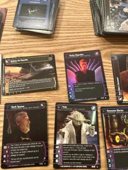 Star Wars TCG Trading Card Game lot (350+), Young Jed AOTC/Sith Rising/etc, foil - Image 4