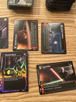 Star Wars TCG Trading Card Game lot (350+), Young Jed AOTC/Sith Rising/etc, foil - Image 5