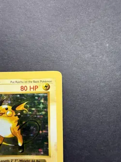 Pokemon Cards: Base Set 1st Edition Holo Rare: Raichu 14/102 - Image 3