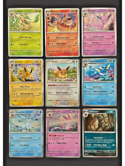 Prismatic Evolutions Complete 9 Card Eeveelution Set - Pokemon TCG - Image 1