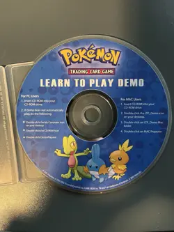 Vintage NEW Pokemon Trading Card Game Learn to Play Demo CD-ROM (Mac & PC) 2005 - Image 1