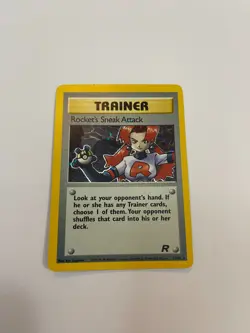 Holo Rocket’s Sneak Attack 16/82 Team Rocket Pokemon Card TCG WOTC - Image 1