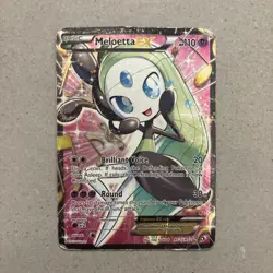 Meloetta EX RC25/RC25 Legendary Treasures Full Art Ultra Rare Pokemon Card DMG - Image 1