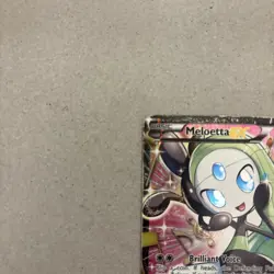 Meloetta EX RC25/RC25 Legendary Treasures Full Art Ultra Rare Pokemon Card DMG - Image 2