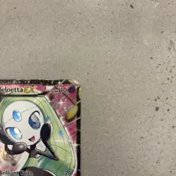 Meloetta EX RC25/RC25 Legendary Treasures Full Art Ultra Rare Pokemon Card DMG - Image 3