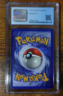 Ninetales 12/102 Square Cut CGC 8.5 Base Set Error Pokemon Card - Image 2