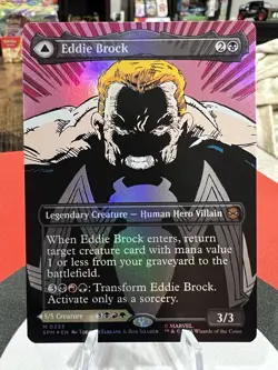 Eddie Brock (0233) (Borderless) Marvel's Spider-Man Foil - Image 1